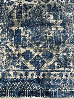 فرش مدرن نقشه هریس ابی طوسی