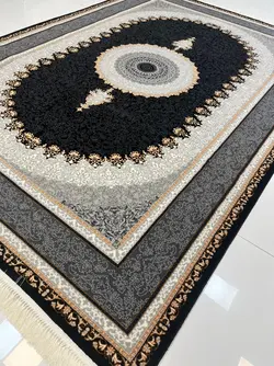 فرش تندیس مشکی 700 شانه ارزان