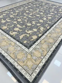 فرش ۷۰۰ شانه گل برجسته سوفیا دودی