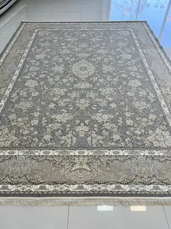 فرش 1500 شانه یلدا رنگ طوسی