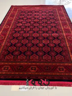 فرش قشقایی طرح گبه قرمز