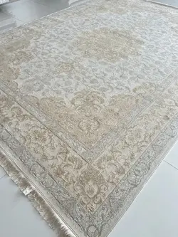فرش کرم طلایی جدید طرح نیوشا