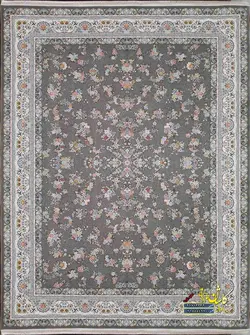 فرش کاشان طرح بهار دودی 1500 شانه