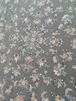 فرش کاشان طرح بهار دودی 1500 شانه