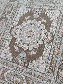 فرش کاشان طرح خشتی 1500 شانه