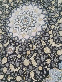 فرش طرح اصفهان 1200 شانه برجسته