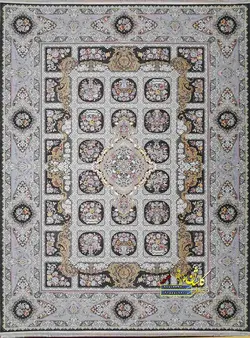 فرش کاشان مدل جدید هستی 1500 شانه