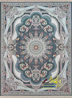 فرش طرح شاهچراغ دودی 1200 شانه