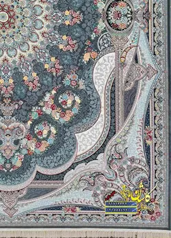 فرش طرح شاهچراغ دودی 1200 شانه