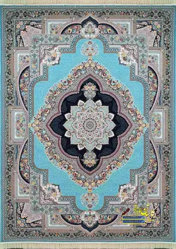 فرش باغ معلق ابی تولیدی فرش کاشان