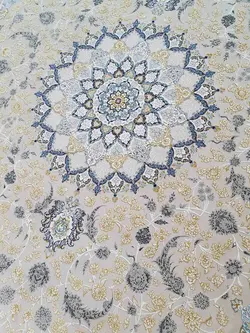فرش طرح نایین اصفهان 1200 شانه