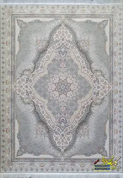 فرش کاشان طرح رستا طوسی 1200 شانه برجسته