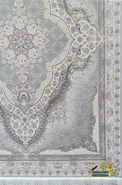فرش کاشان طرح رستا طوسی 1200 شانه برجسته