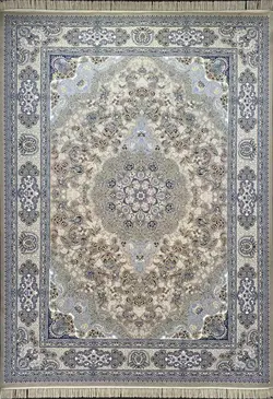 فرش کاشان 1000 شانه نقشه رز باران فیلی