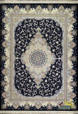 فرش کاشان 1000 شانه نقشه مانلی