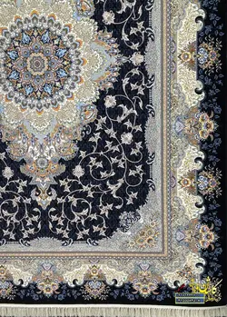 فرش کاشان 1000 شانه نقشه مانلی