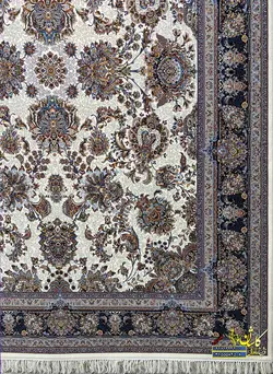 فرش کاشان 700شانه نقشه یاشار کرم