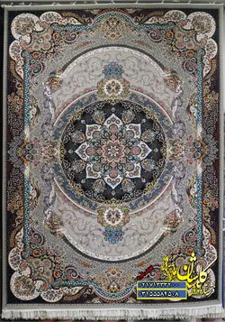 فرش کاشان 700شانه نقشه مانا فیلی