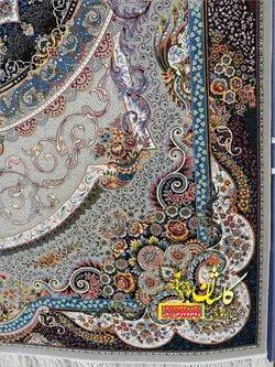 فرش کاشان 700شانه نقشه مانا فیلی
