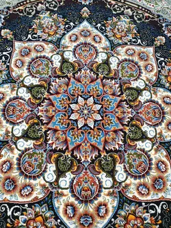 فرش کاشان 700شانه نقشه مانا فیلی