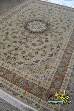 فرش کاشان 1200 شانه برجسته علیا تبریز