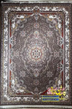 فرش کاشان 500 شانه طرح ایدا