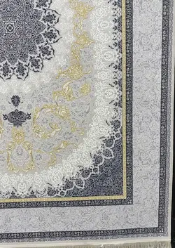 فرش ۷۰۰ شانه طلاکوب دستبافتگونه