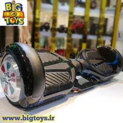 اسکوتر برقی 6.5 اینچ طرح مشکی رگه دار