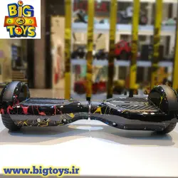 اسکوتر برقی 6.5 اینچ طرح مشکی رگه دار