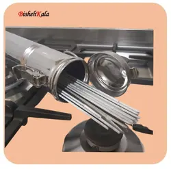 جای فلزی سیخ کباب به همراه 12 عدد سیخ