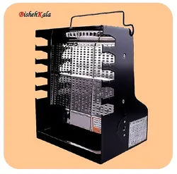 کباب پز خانگی 5 سیخ ایستاده بدون دود آپارتمانی و مسافرتی
