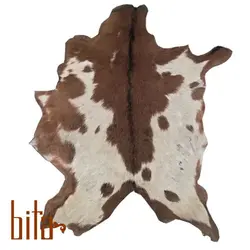 پوست بز قهوه ای طرحدار ، محصولی زیبا و طبیعی برای دکوراسیون منزل شما