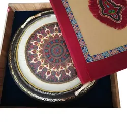 سینی پته گرد بزرگ سفید