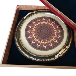 سینی پته گرد بزرگ سفید