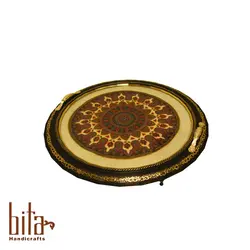 سینی پته گرد بزرگ سفید