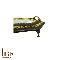 سینی پته هشت گوش سفید
