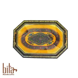 سینی پته هشت گوش نارنجی