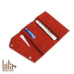 کیف پول لب کج اشبالت قرمز