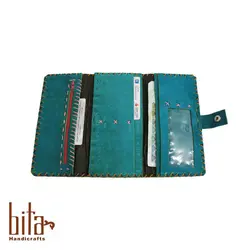 کیف پول اشبالت سه لت با گل چهار پر