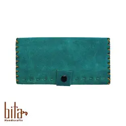 کیف پول اشبالت سه لت با گل چهار پر