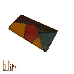 کیف پول چرم چهل تکه