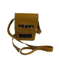 کیف چرم دوشی اسپرت با حاشیه پته