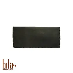 کیف دسته چک دو لت چرم گاوی طرح 5