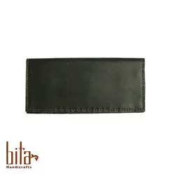 کیف دسته چک دو لت چرم گاوی طرح 6