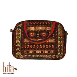 کیف دوشی و دستی گلیم خطی سیرجان