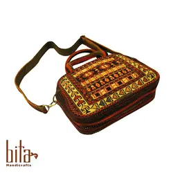 کیف دوشی و دستی گلیم خطی سیرجان
