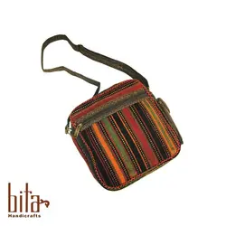 کیف گلیم سیرجان مربع بزرگ خطی