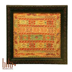 گلیم تابلویی خطی شتری