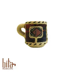 لیوان جاجیم و گلیم دسته دار لوزی