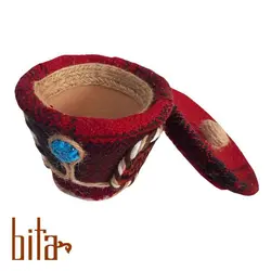 شکلات خوری سفال با قالی و جاجیم دستباف شبنم